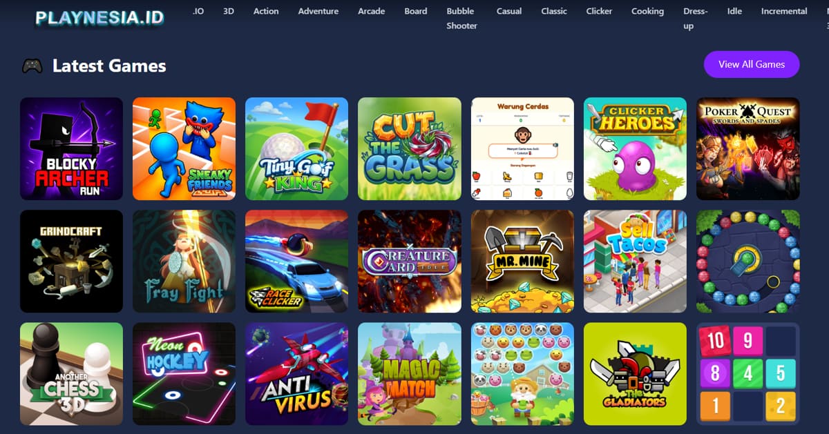 Tempat Main Game Online Gratis Tanpa Download